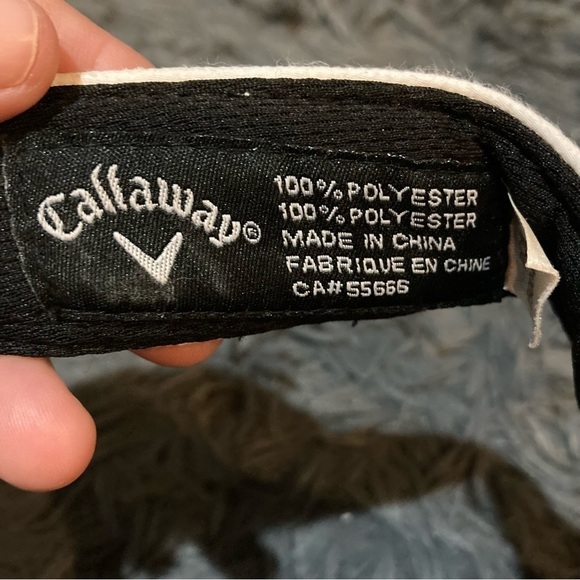 Callaway Golf White Sun Visor Cap Hat - Picture 2 of 9